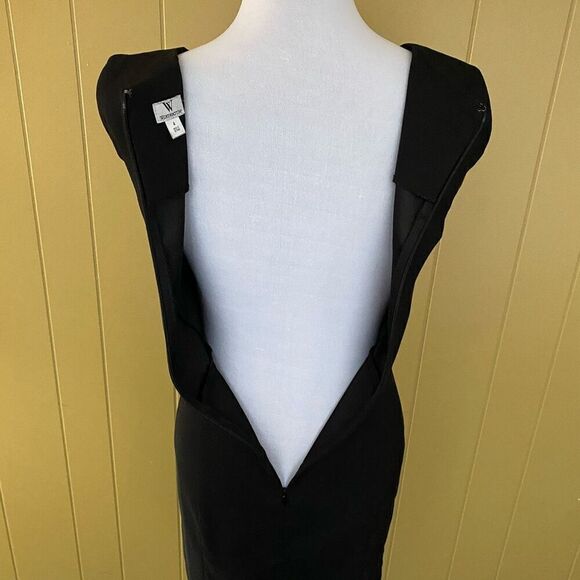 Worthington women 4 little black bodycon scoopneck sleeveless dress - Picture 4 of 7
